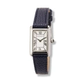 Axcent damklocka vit/silver, blått band - X25954-123