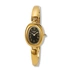 Regal damklocka svart/guld, stelt metallband - R11038-222
