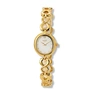 Regal damklocka guld/vit, metallband - R25078-142