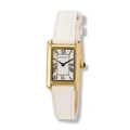 Axcent damklocka vit/guld, vit band - X25958-121