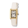 Axcent damklocka vit/guld, vit band - X25958-121