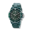 Regal unisexklocka, grönt plastband - R77334-444