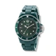 Regal unisexklocka, grönt plastband - R77334-444