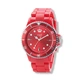 Regal unisexklocka, röd plastband - R77334-848