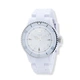 Regal unisexklocka, vitt plastband - R77334-141