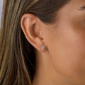 Örhängen studs 9K vitguld 1,0 ct labbodlade diamanter