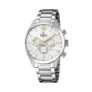 Festina Timeless Chrono herrklocka vit/stål, metallband - F20343/1
