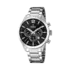Festina Timeless Chrono herrklocka svart/stål, metallband - F20343/8