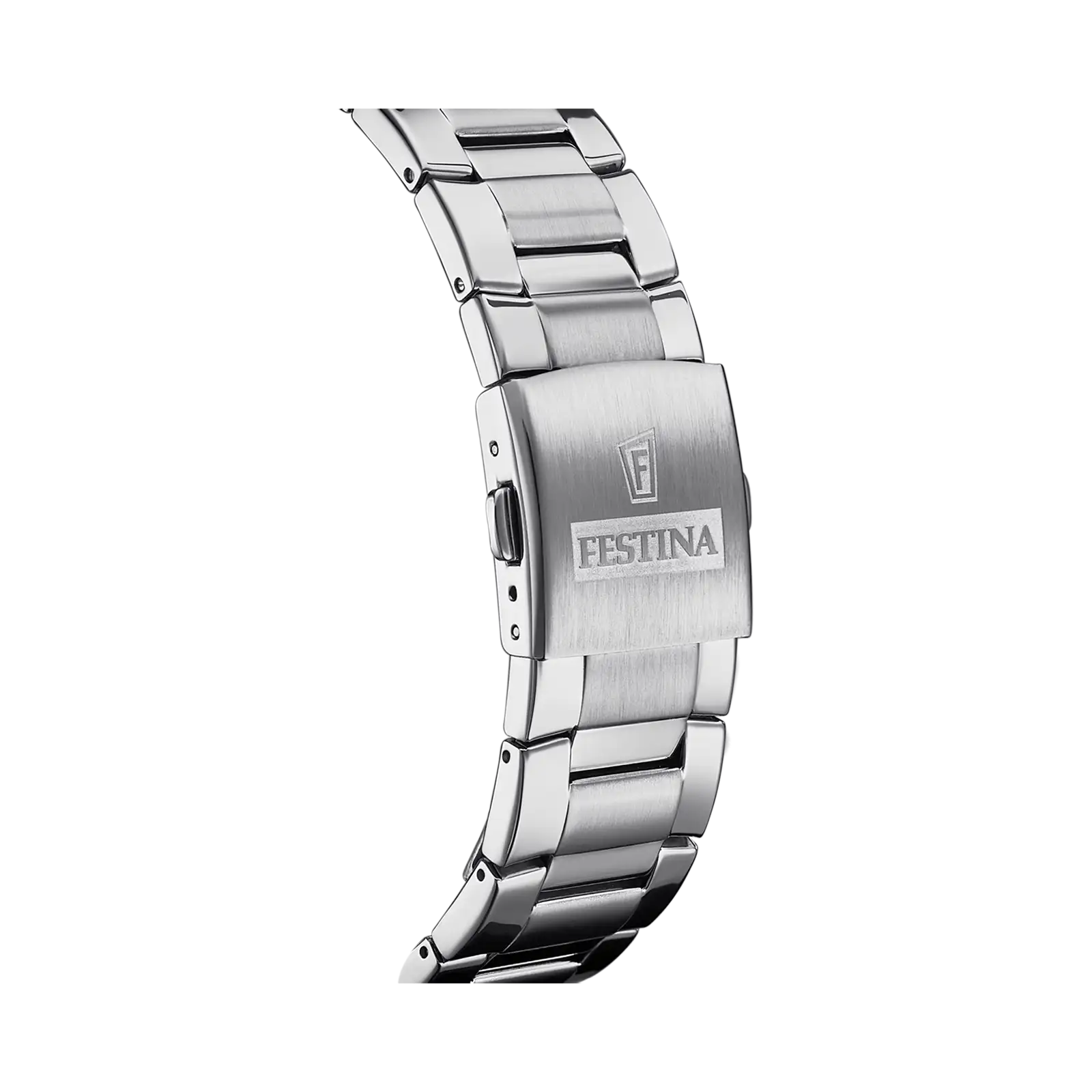 Festina Chrono Sport herrklocka silver/stål, metallband - F20463/1