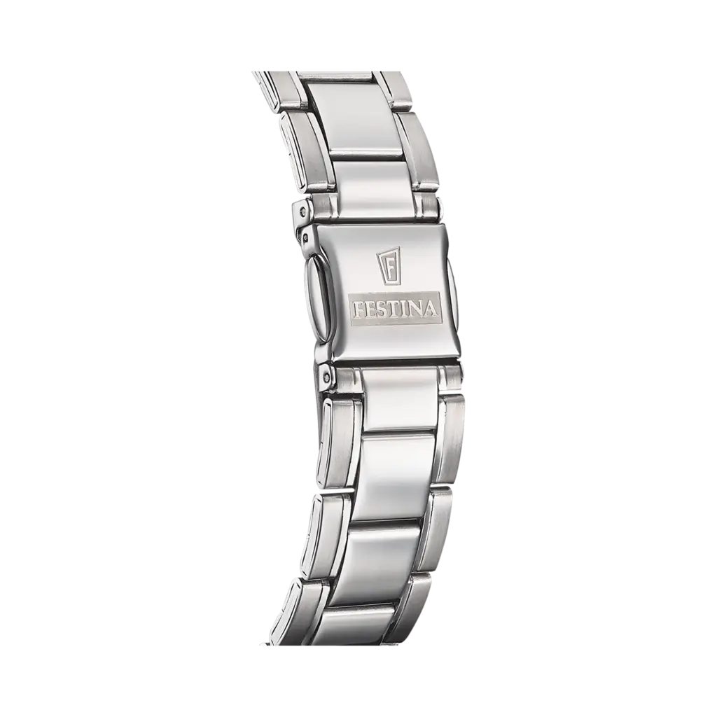 Festina Classic herrklocka svart/stål, metallband - F20511/4