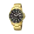 Festina Automatic Diver automatisk svart/guld, metallband - F20533/2