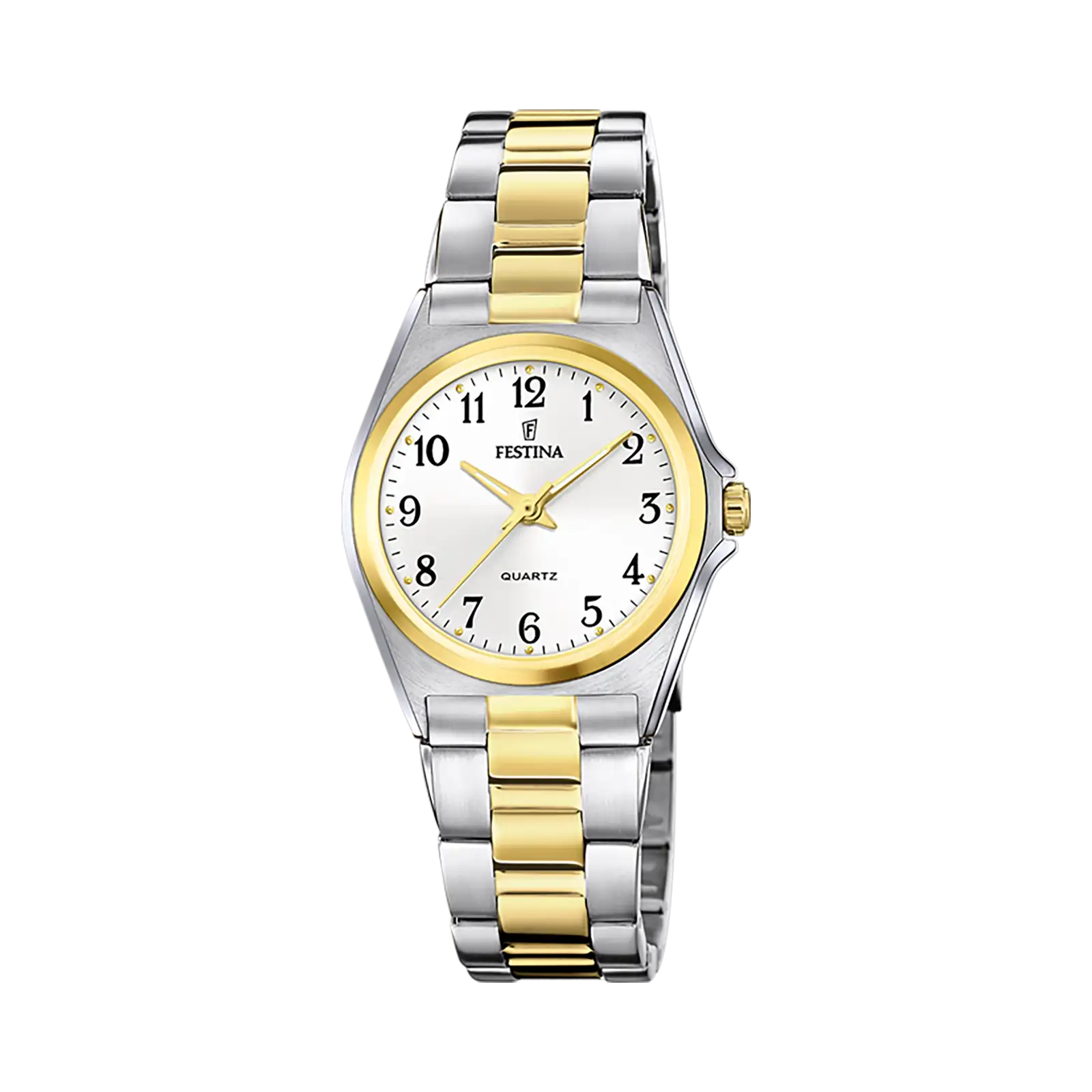Festina Classic damklocka vit/bicolor, metallband - F20556/1