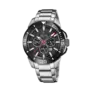 Festina Chrono Bike herrklocka svart/stål, metallband - F20641/4