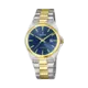 Festina Classic herrklocka blå/bicolor, metallband - F20554/4