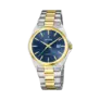Festina Classic herrklocka blå/bicolor, metallband - F20554/4