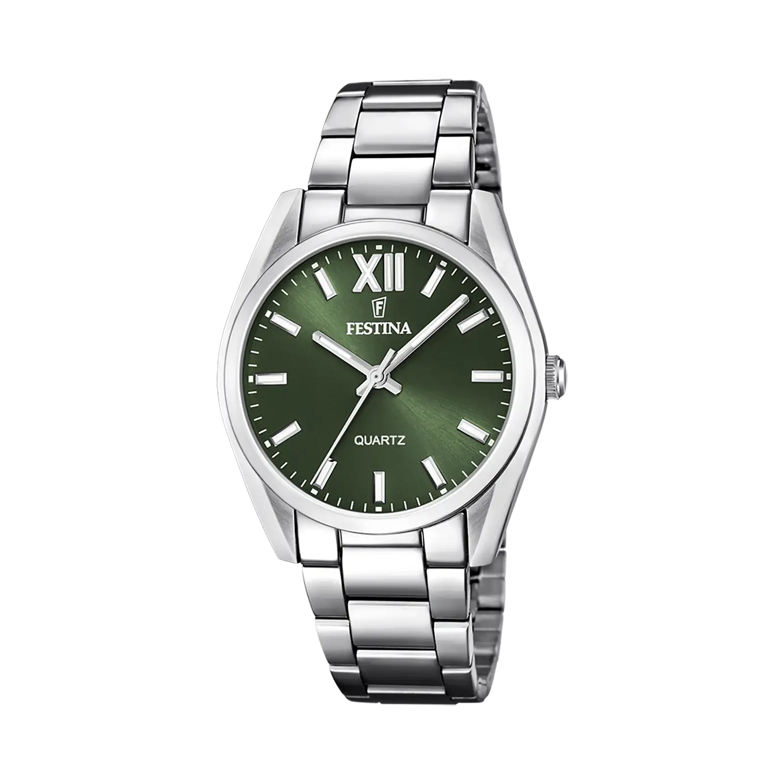 Festina Boyfriend damklocka grön/stål, metallband - F20622/4