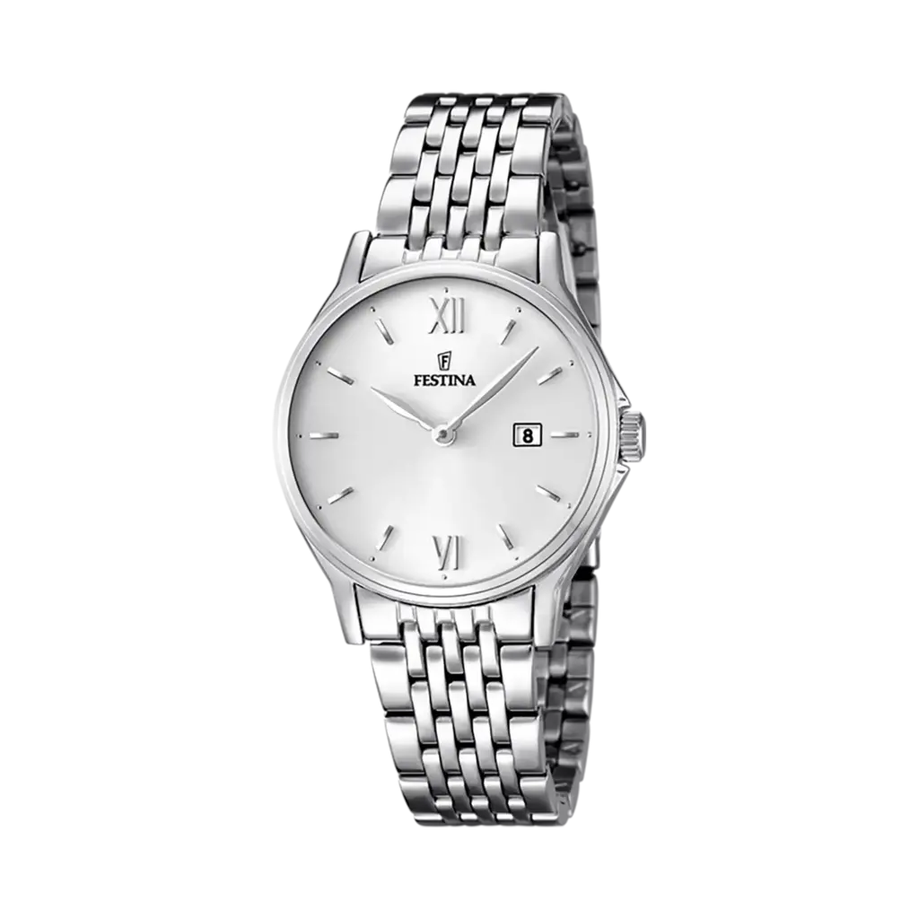 Festina Classic damklocka silver/stål, metallband - F16748/2