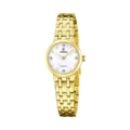 Festina Mademoiselle damklocka pärlemor/guld, metallband - F20748/1