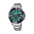Festina Chrono Bike herrklocka grön/stål, metallband - F20641/3