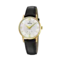 Festina Retro damklocka vit/stål, läderband - F20571/2