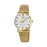 Festina Retro damklocka vit/guld, metallband - F20573/1