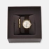 Moretime damklocka silver/guld, läderband - MG1328-636