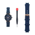 Festina Chrono Bike herrklocka blå/bicolor, metallband - F20524/1