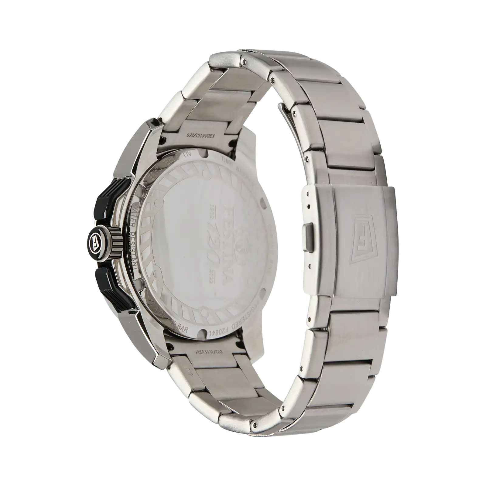 Festina Chrono Bike herrklocka blå/stål, metallband - F20641/2