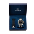 Festina The Original Diver herrklocka svart/stål, metallband - F20665/4