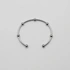 Armband i stål, bangle med boll - 2,5 x 66,5 mm