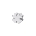 Silverfärgad armbandsberlock,  fyrklöver