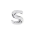 Silverfärgad armbandsberlock, bokstav S