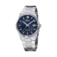 Lotus herrklocka -  metallband, datum, stål/blå, 40 mm