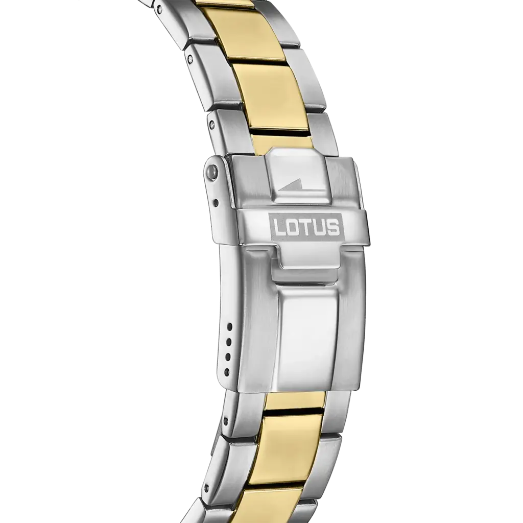 Lotus herrklocka - kronograf, bicolor/blå, 44,5 mm