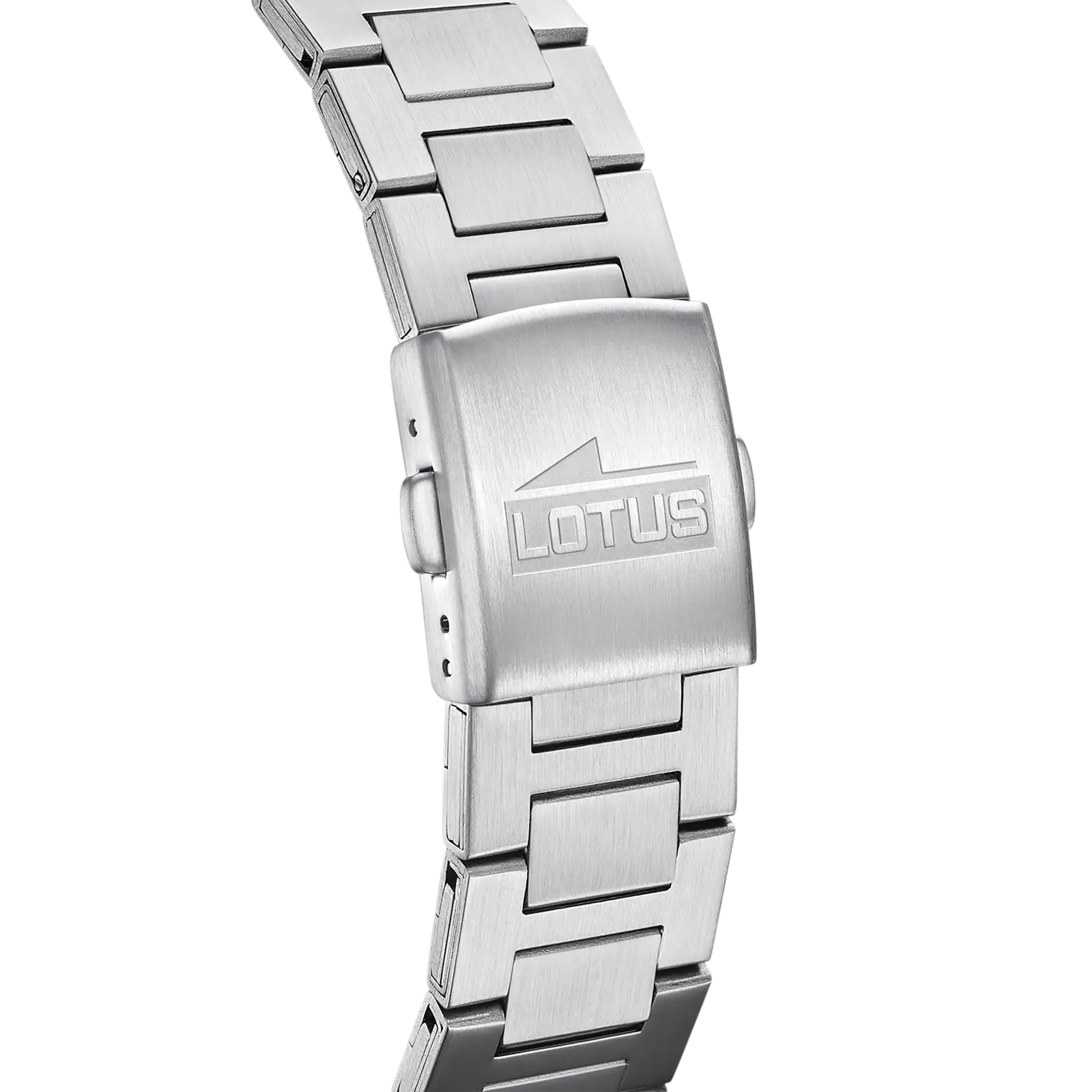 Lotus herrklocka -  metallband, datum, stål/svart, 40 mm