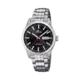 Lotus herrklocka - dag/datum, stål/svart, 42mm