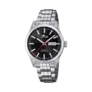 Lotus herrklocka - dag/datum, stål/svart, 42mm