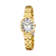 Lotus 2gether dam vit/guld, metallband - L19018/5