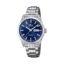 Lotus herrklocka - dag/datum, stål/blå, 42mm