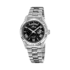 Lotus herrklocka -  dag/datum,  stål/svart, 41,5 mm