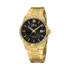 Lotus herrklocka -  datum, guldton/svart, 40 mm