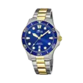 Lotus herrklocka -  bicolor/blå 38 mm - 18763/1