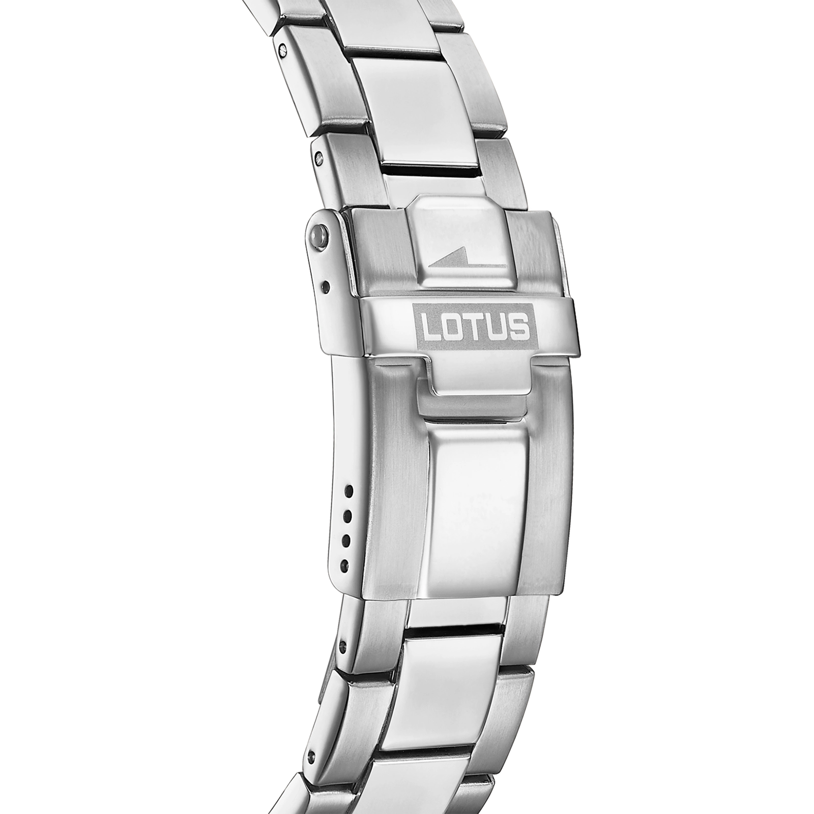 Lotus herrklocka - datum, kronograf, stål/vit, 43,5 mm