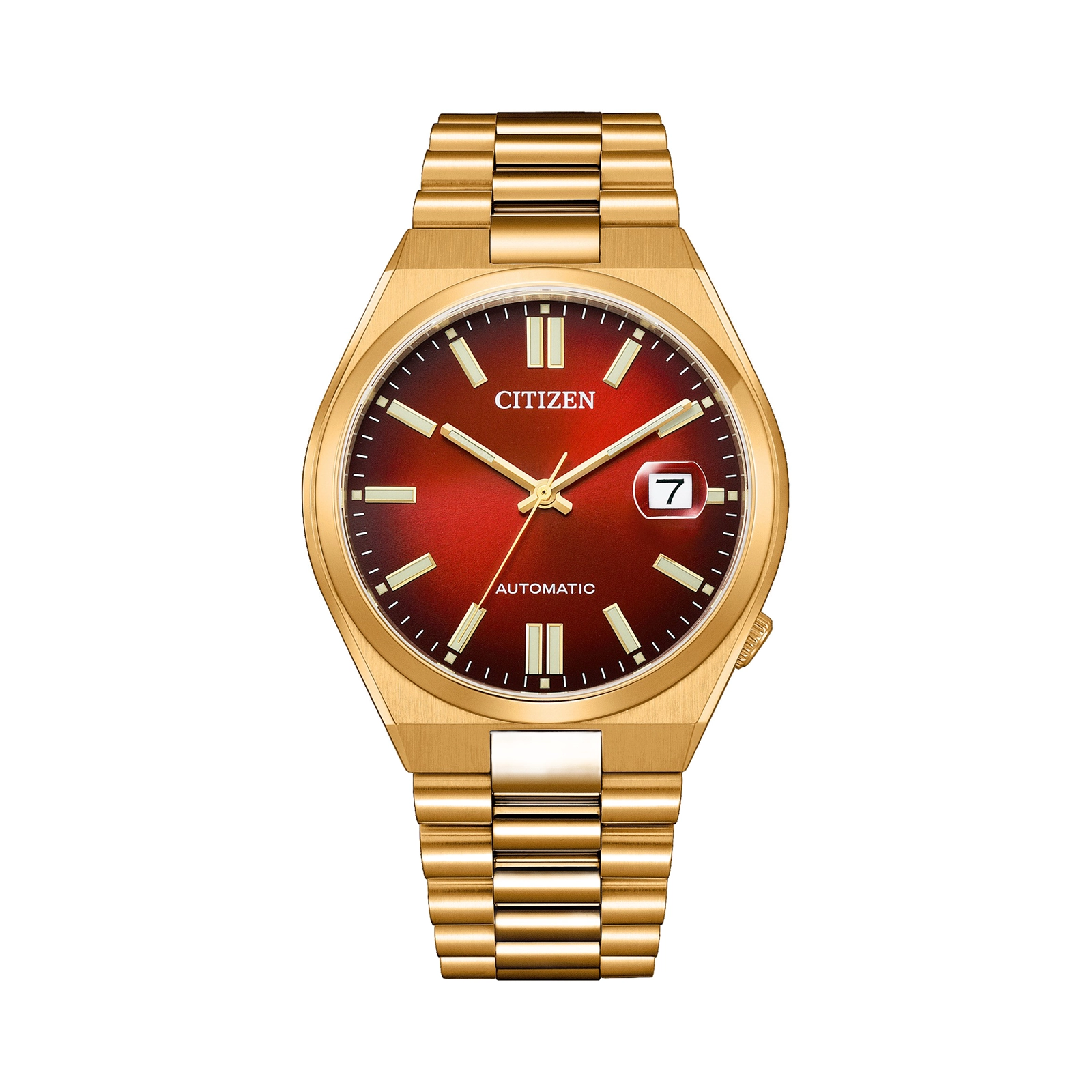 Citizen Tsuyosa automatisk herr - guld/röd NJ0153-82X