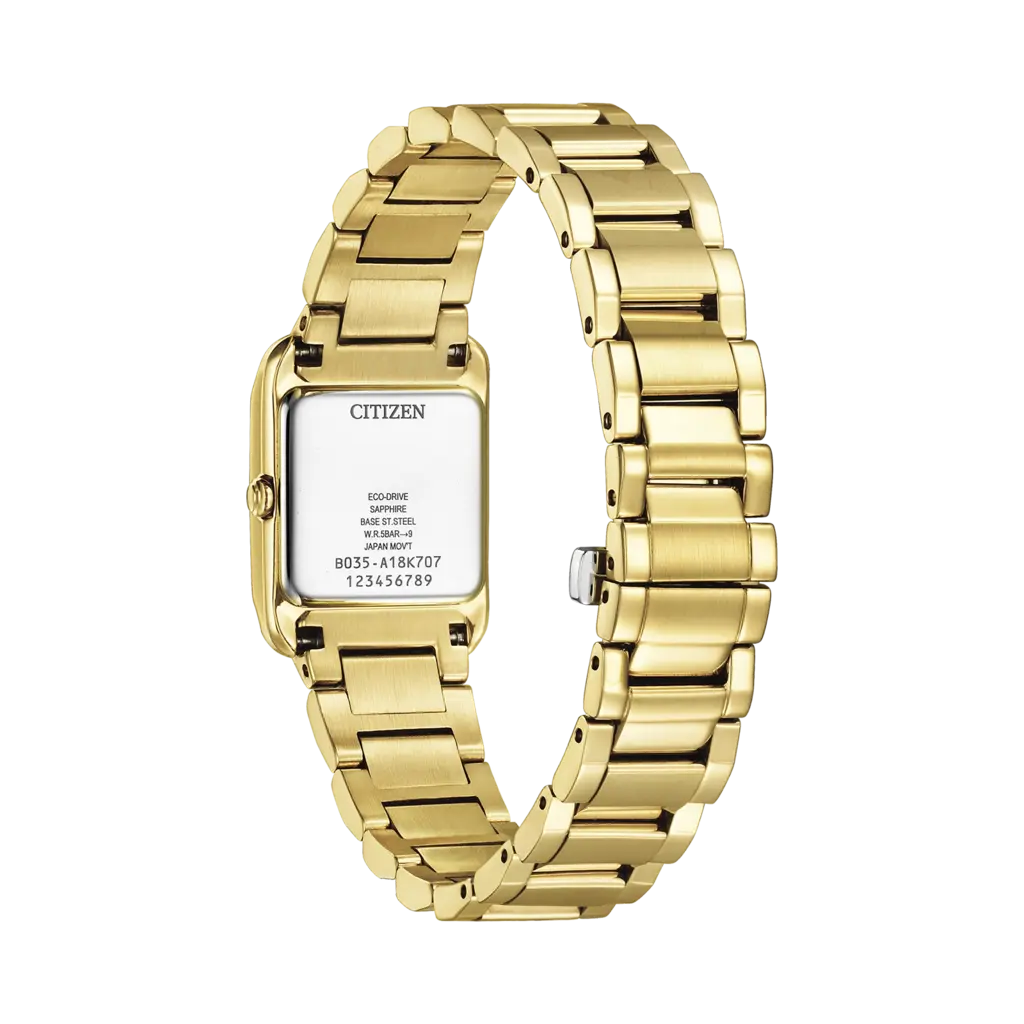 Citizen Eco-Drive damklocka guld/vit - EW5602-81D