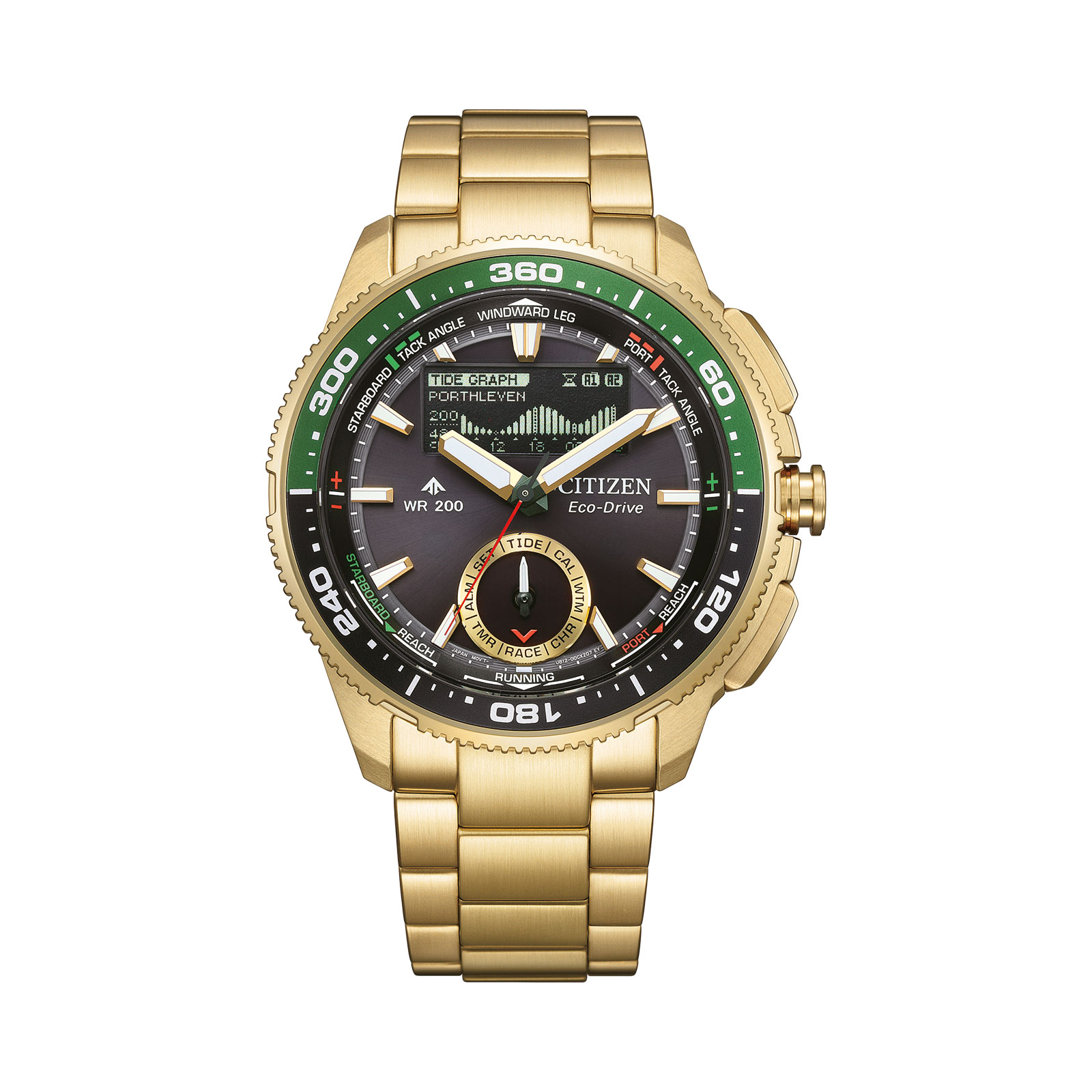 Citizen Promaster Eco-Drive Svart/Grå, Stållänk - JV3002-51E