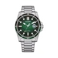 Citizen Marine Eco-Drive, stål/grön - AW1811-82X