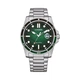 Citizen Marine Eco-Drive, stål/grön - AW1811-82X