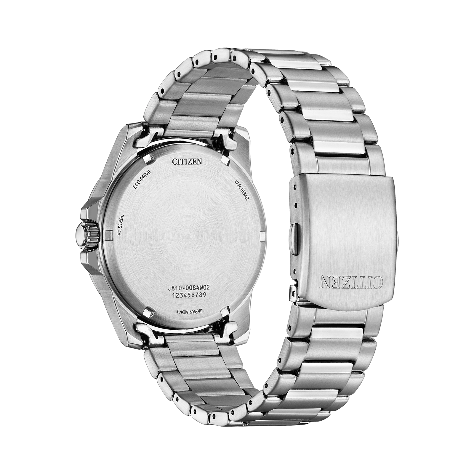 Citizen Marine Eco-Drive, stål/grön - AW1811-82X
