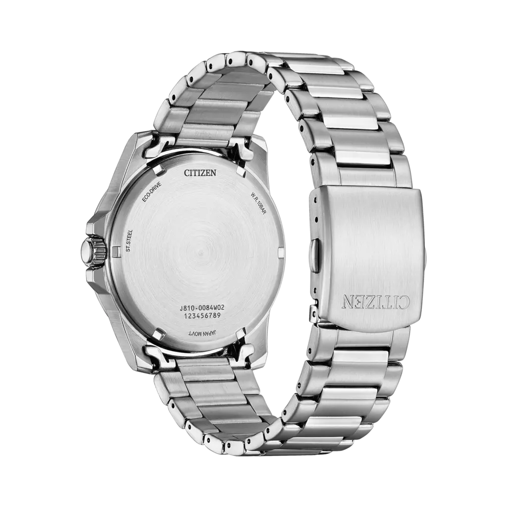Citizen Marine Eco-Drive, stål/grön - AW1811-82X